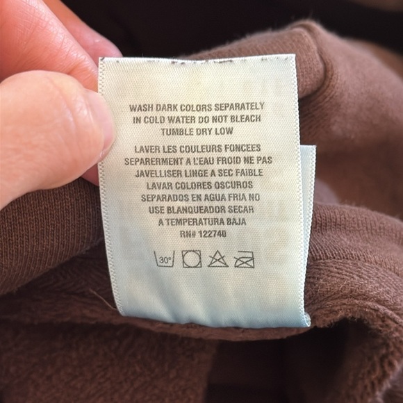 Shaka Wear Brown Hooded Sweatshirt Size Large - Picture 9 of 12